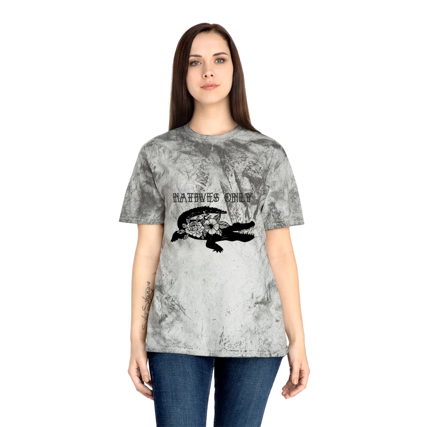 Natives Only Alligator Unisex Color Blast T-Shirt