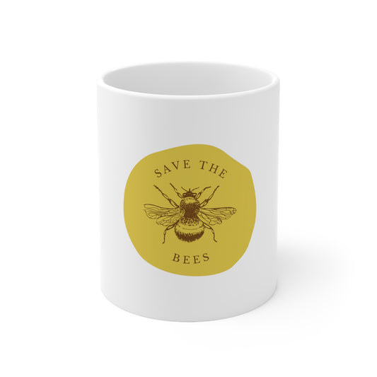 Save The Bees Ceramic Mug