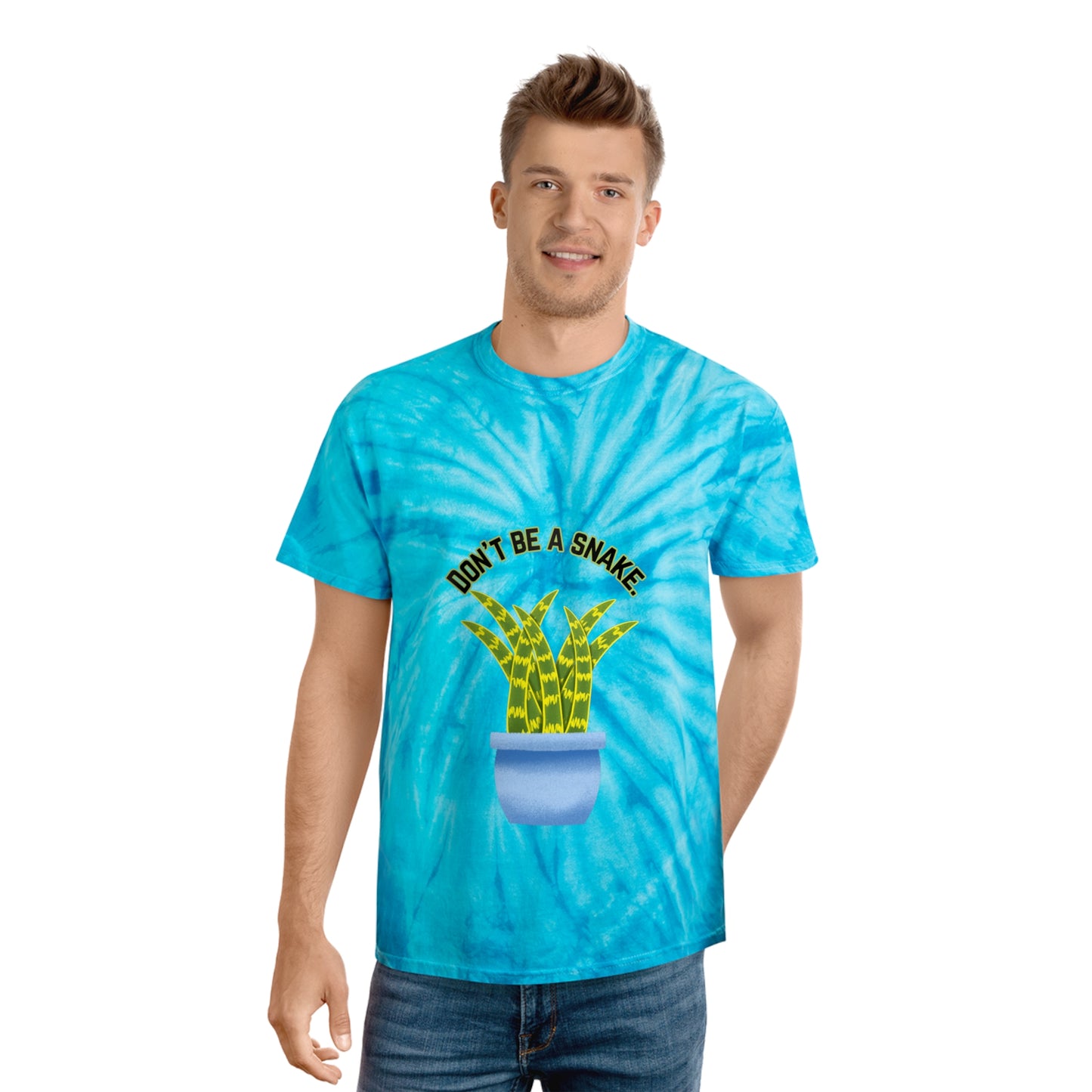 Don't Be A Snake Tie-Dye Tee, Cyclone