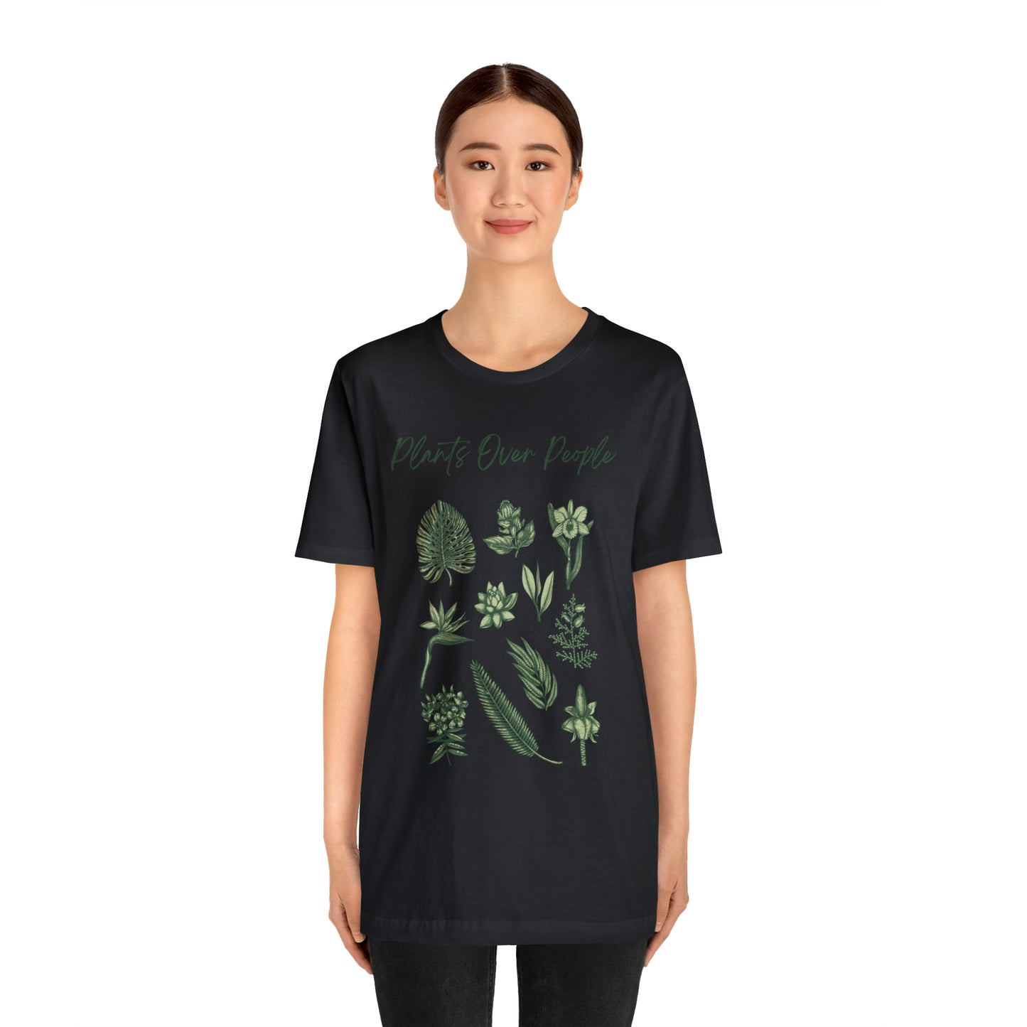 Plants Over People Unisex Jersey Short Sleeve Tee