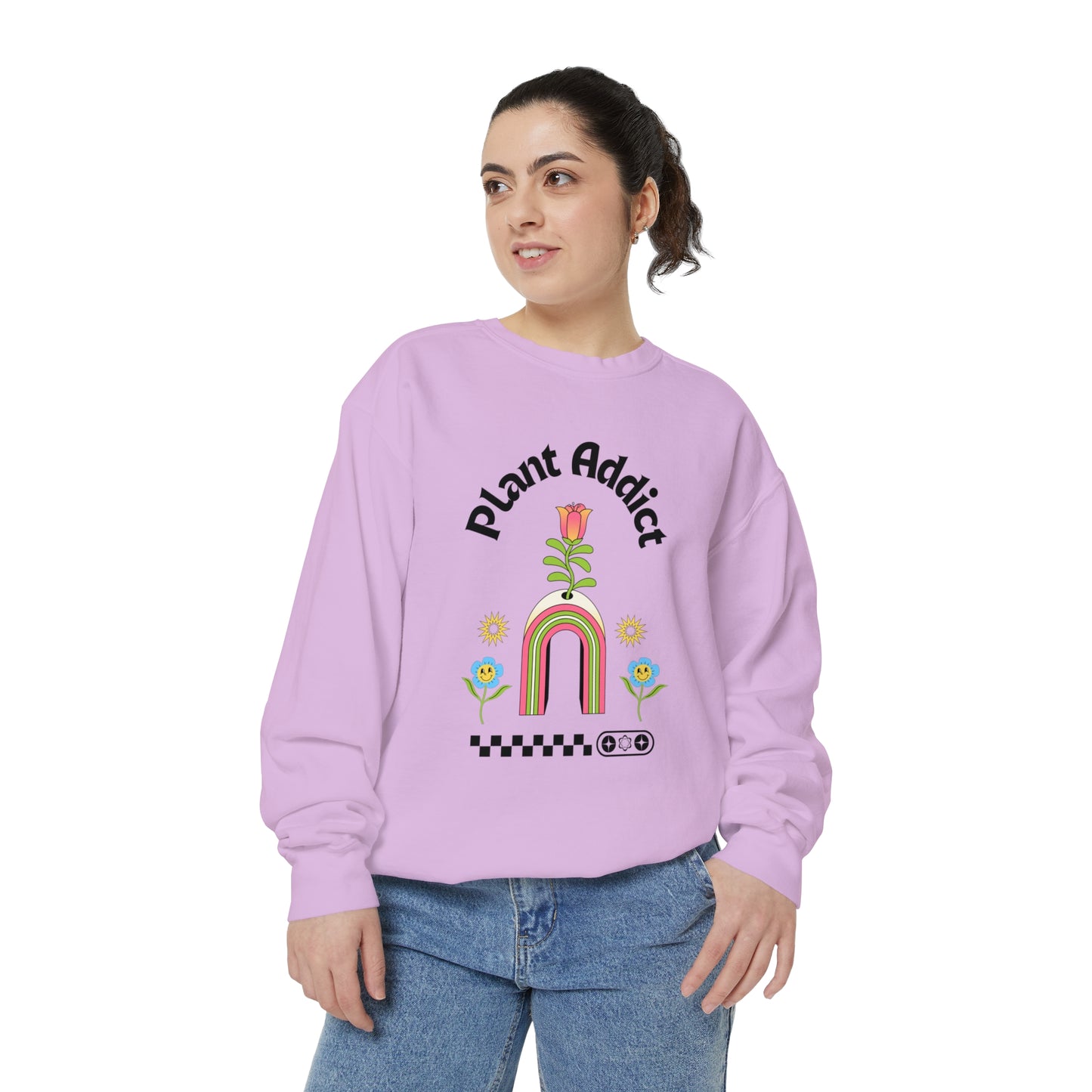 Plant Addict Unisex Garment-Dyed Sweatshirt