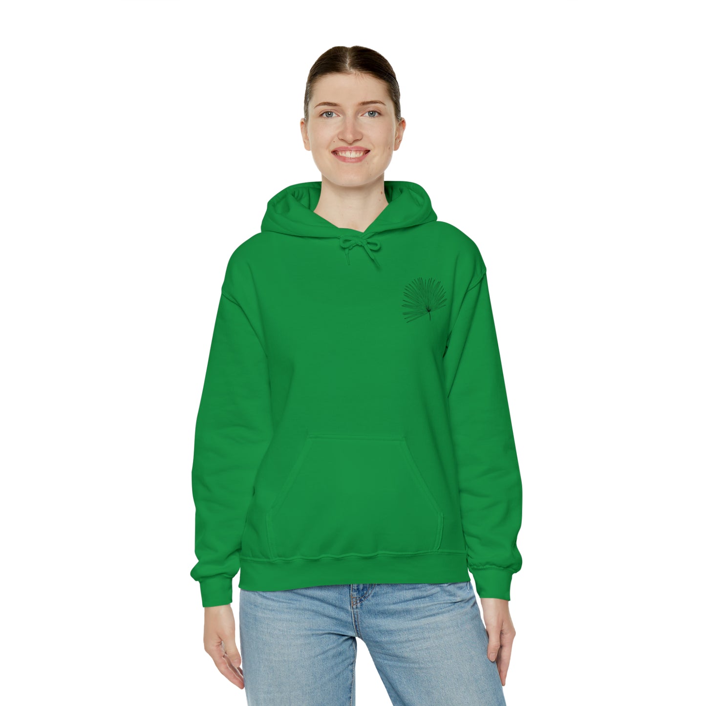 Palm Leaf Unisex Hooded Sweatshirt