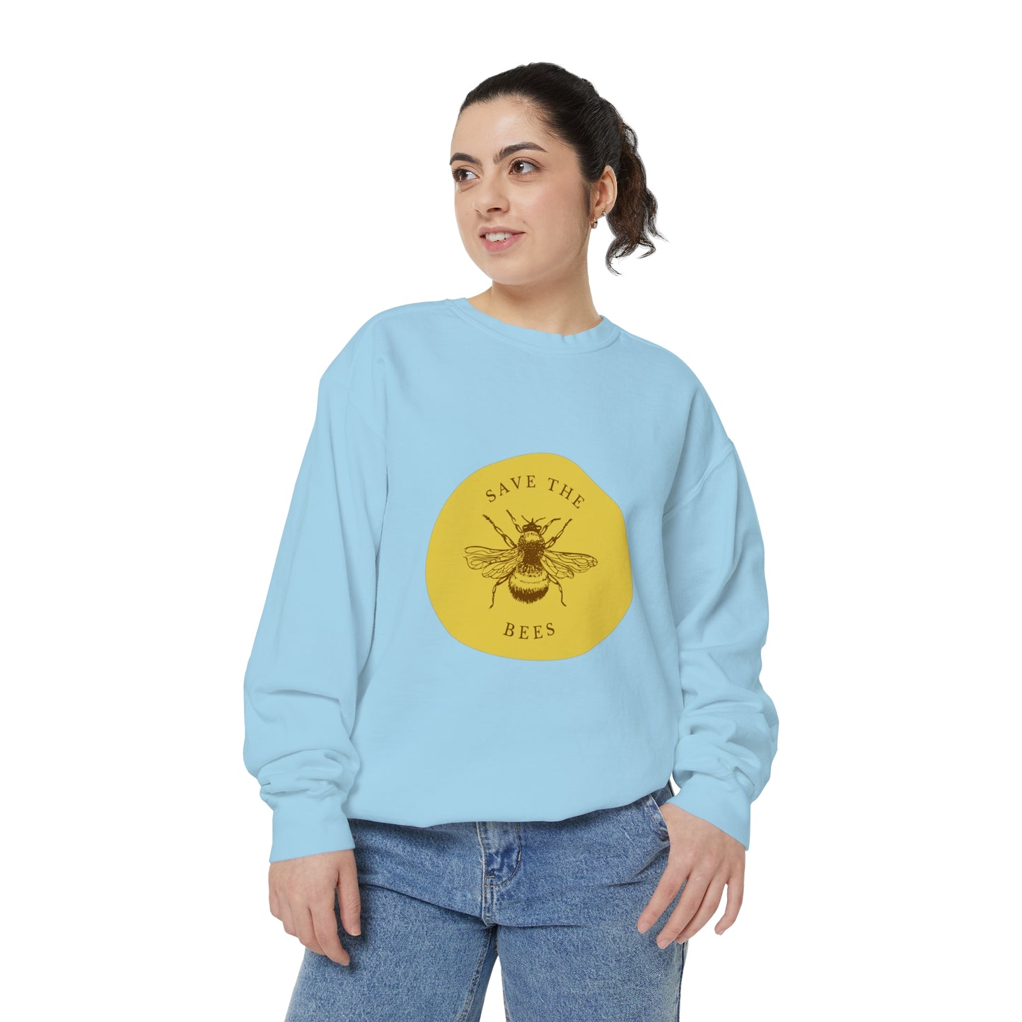 Save The Bees Unisex Garment-Dyed Sweatshirt