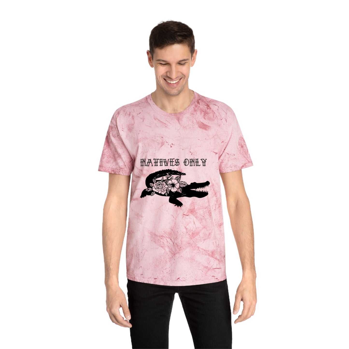 Natives Only Alligator Unisex Color Blast T-Shirt