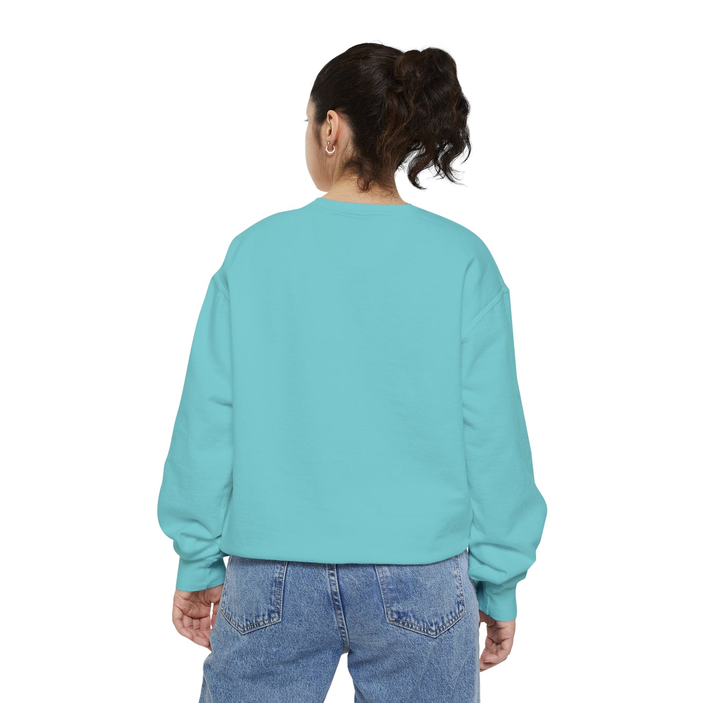 Palm Leaf Unisex Garment-Dyed Crewneck