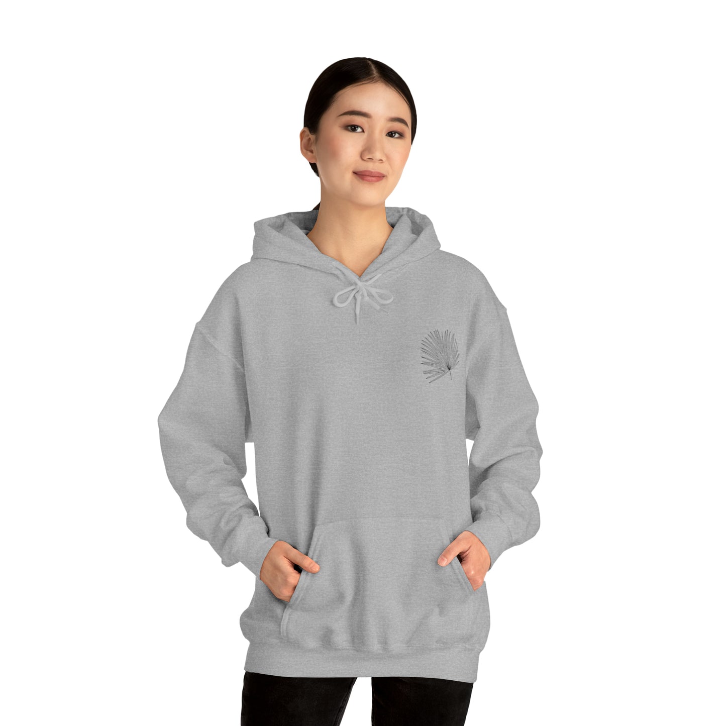 Palm Leaf Unisex Hooded Sweatshirt