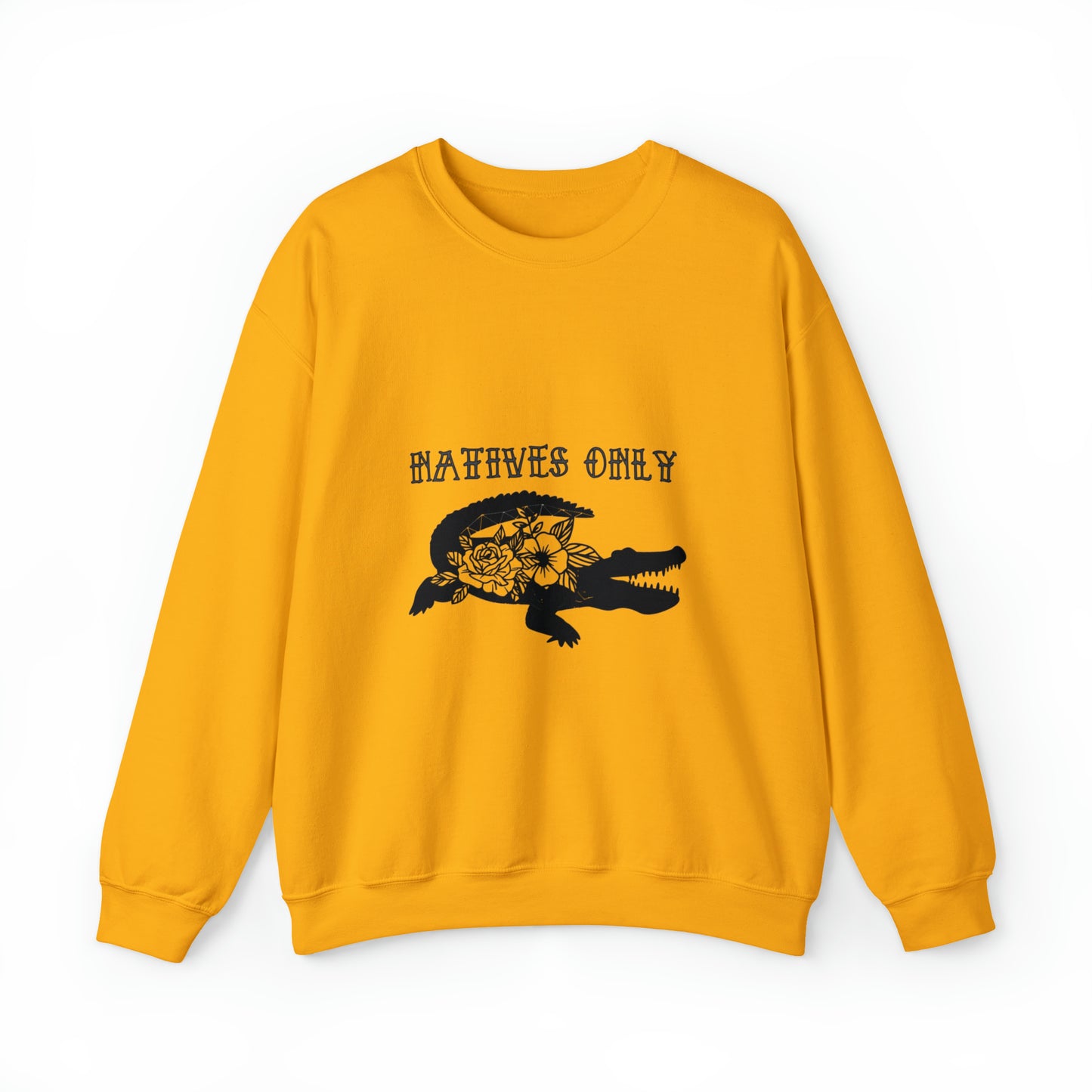 Natives Only Alligator Unisex Crewneck Sweatshirt