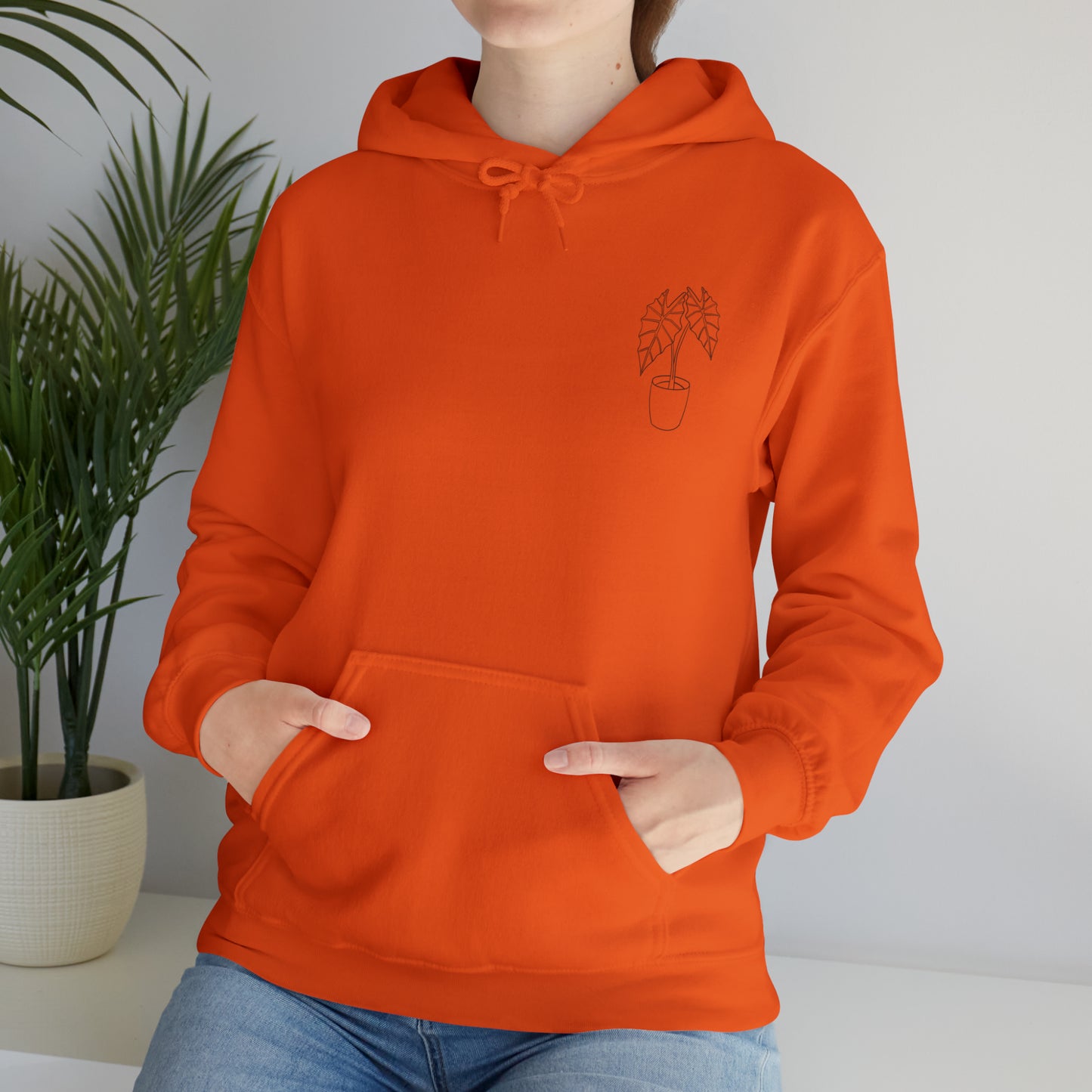 Alocasia Unisex Hooded Sweatshirt