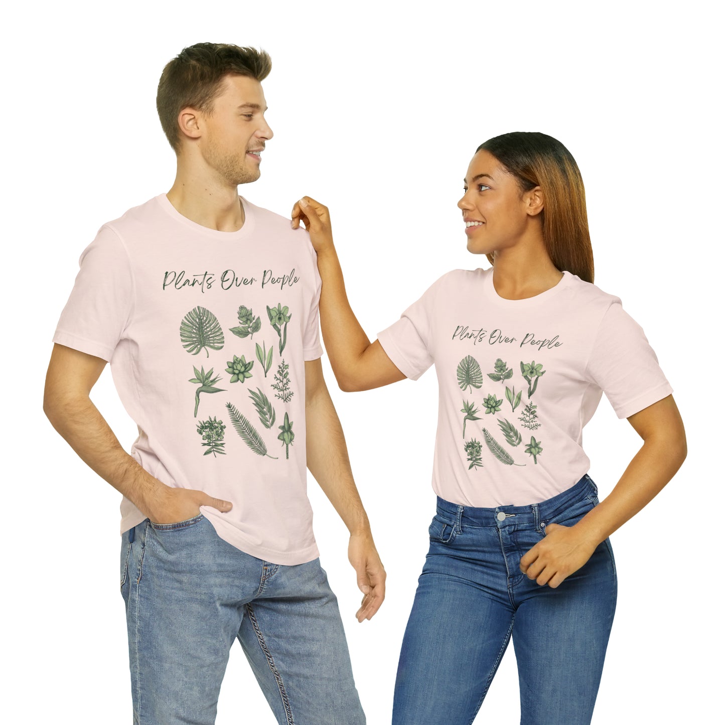 Plants Over People Unisex Jersey Short Sleeve Tee