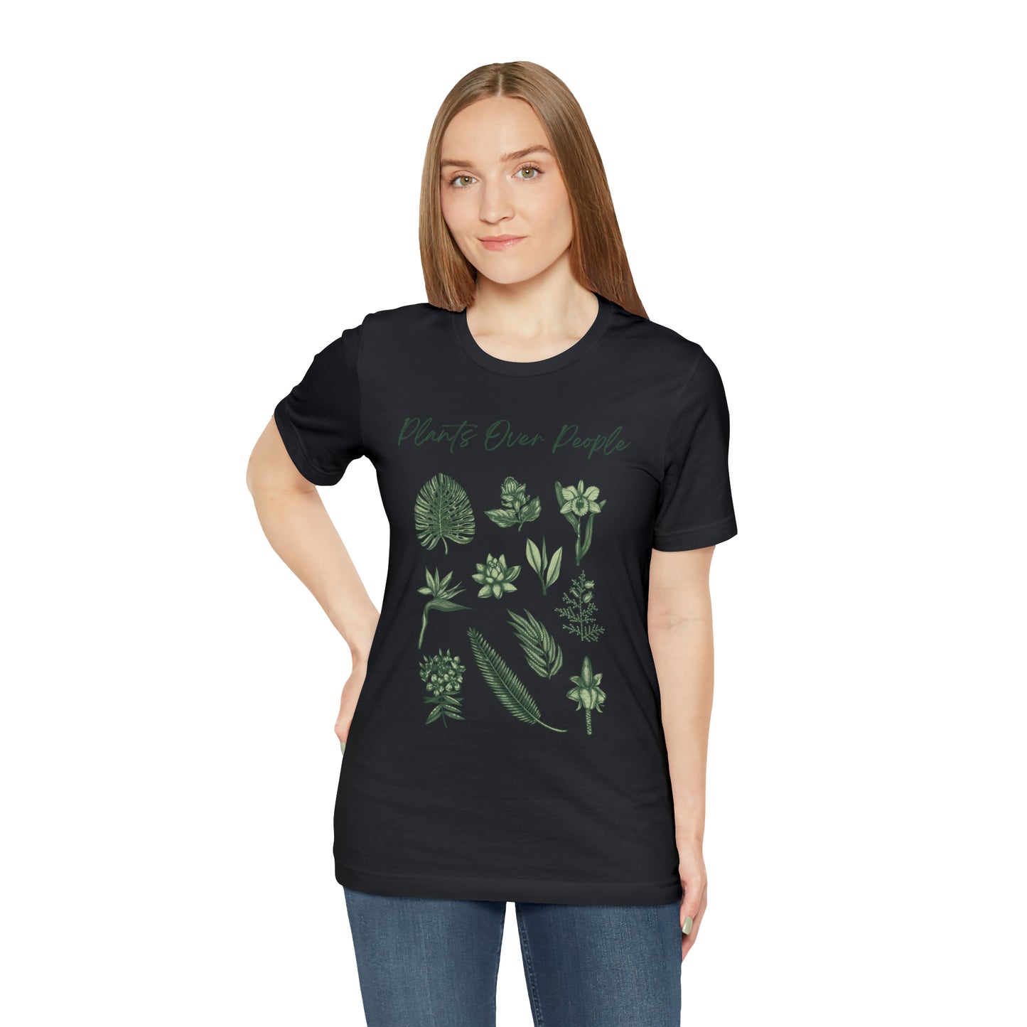 Plants Over People Unisex Jersey Short Sleeve Tee