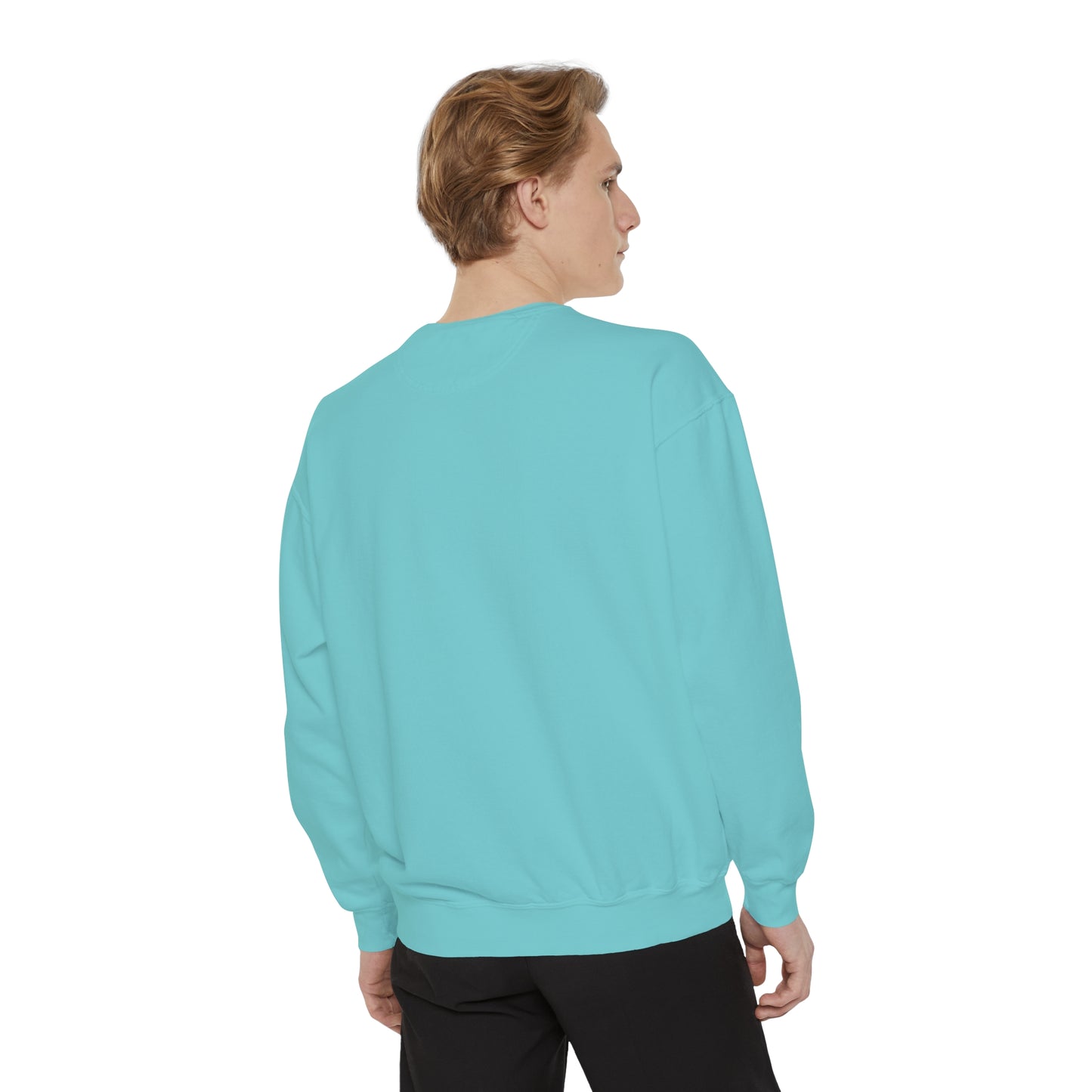 Palm Leaf Unisex Garment-Dyed Crewneck