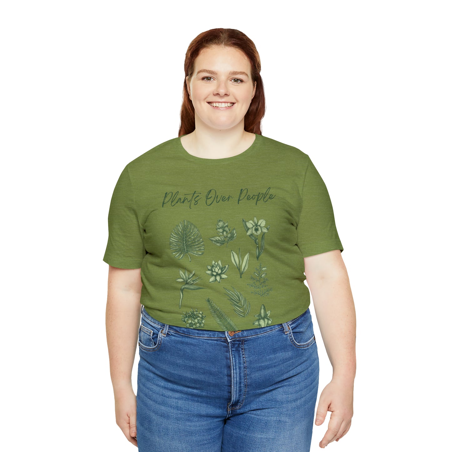 Plants Over People Unisex Jersey Short Sleeve Tee