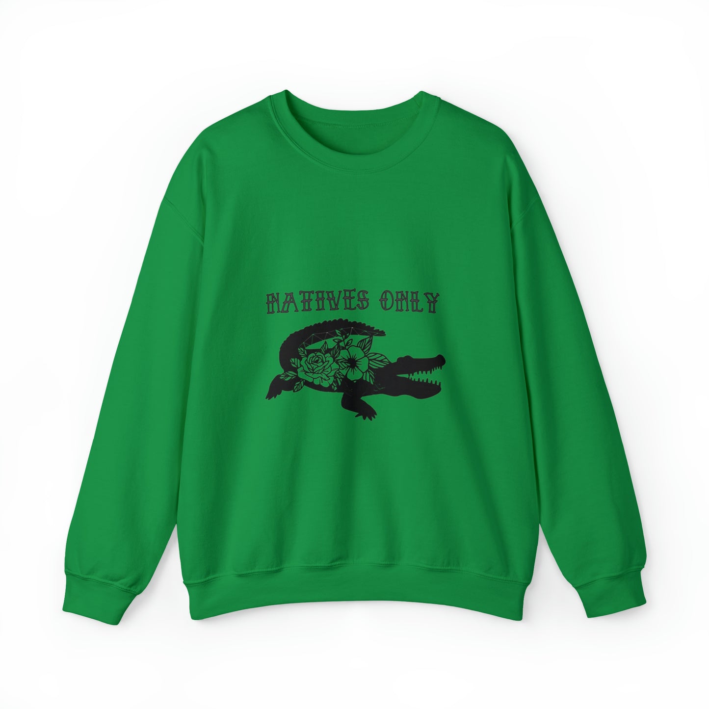 Natives Only Alligator Unisex Crewneck Sweatshirt