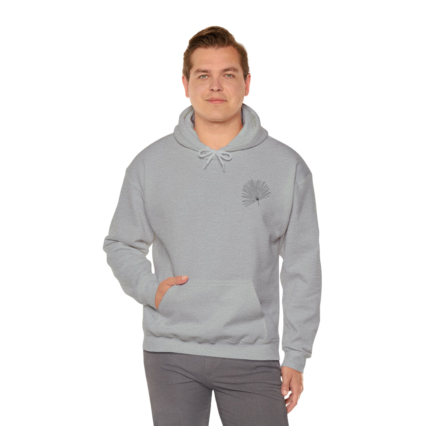 Palm Leaf Unisex Hooded Sweatshirt