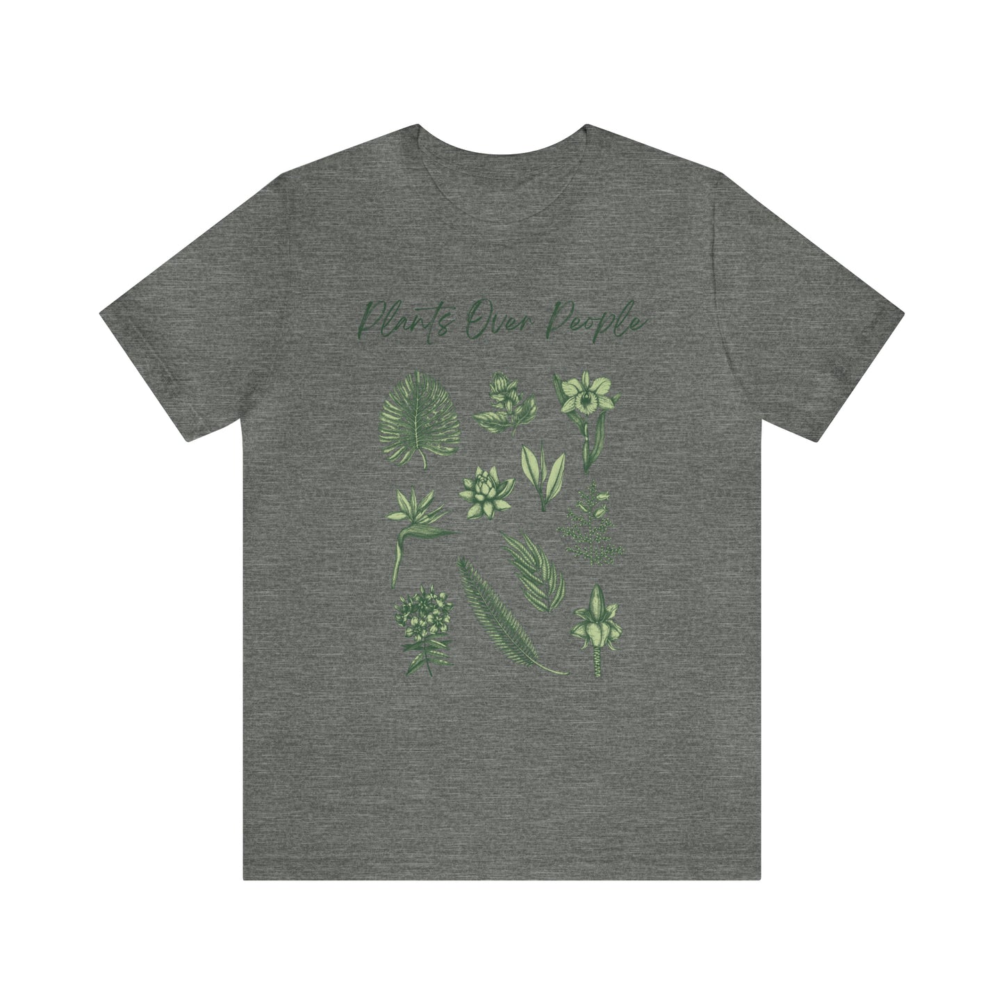 Plants Over People Unisex Jersey Short Sleeve Tee