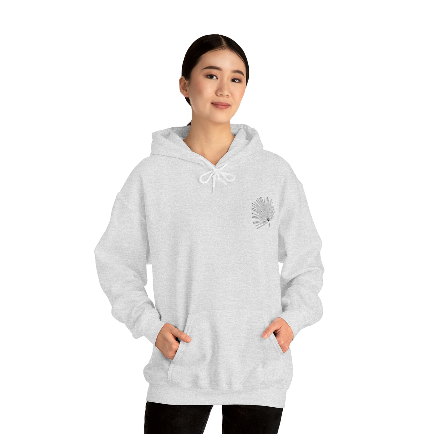 Palm Leaf Unisex Hooded Sweatshirt