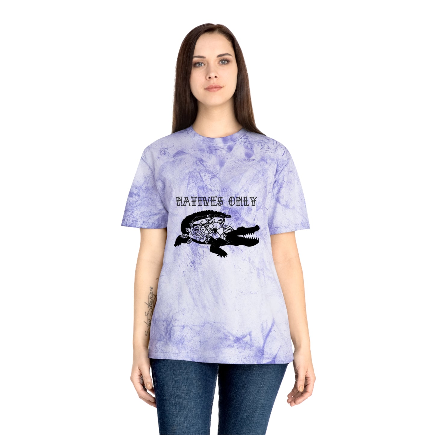 Natives Only Alligator Unisex Color Blast T-Shirt