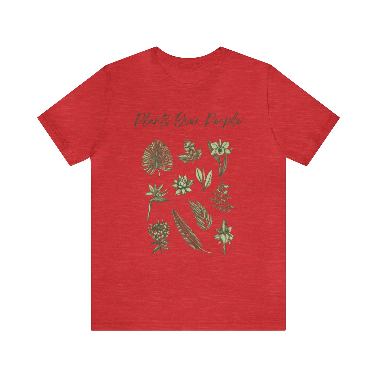 Plants Over People Unisex Jersey Short Sleeve Tee