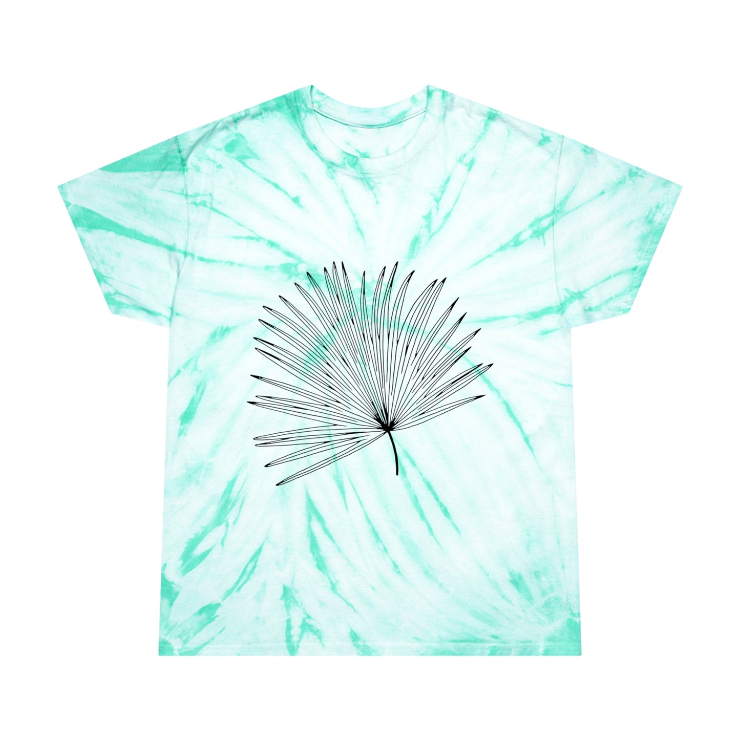 Palm Leaf Tie-Dye Tee, Cyclone