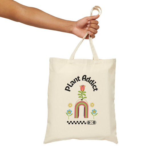 Plant Addict Canvas Tote Bag