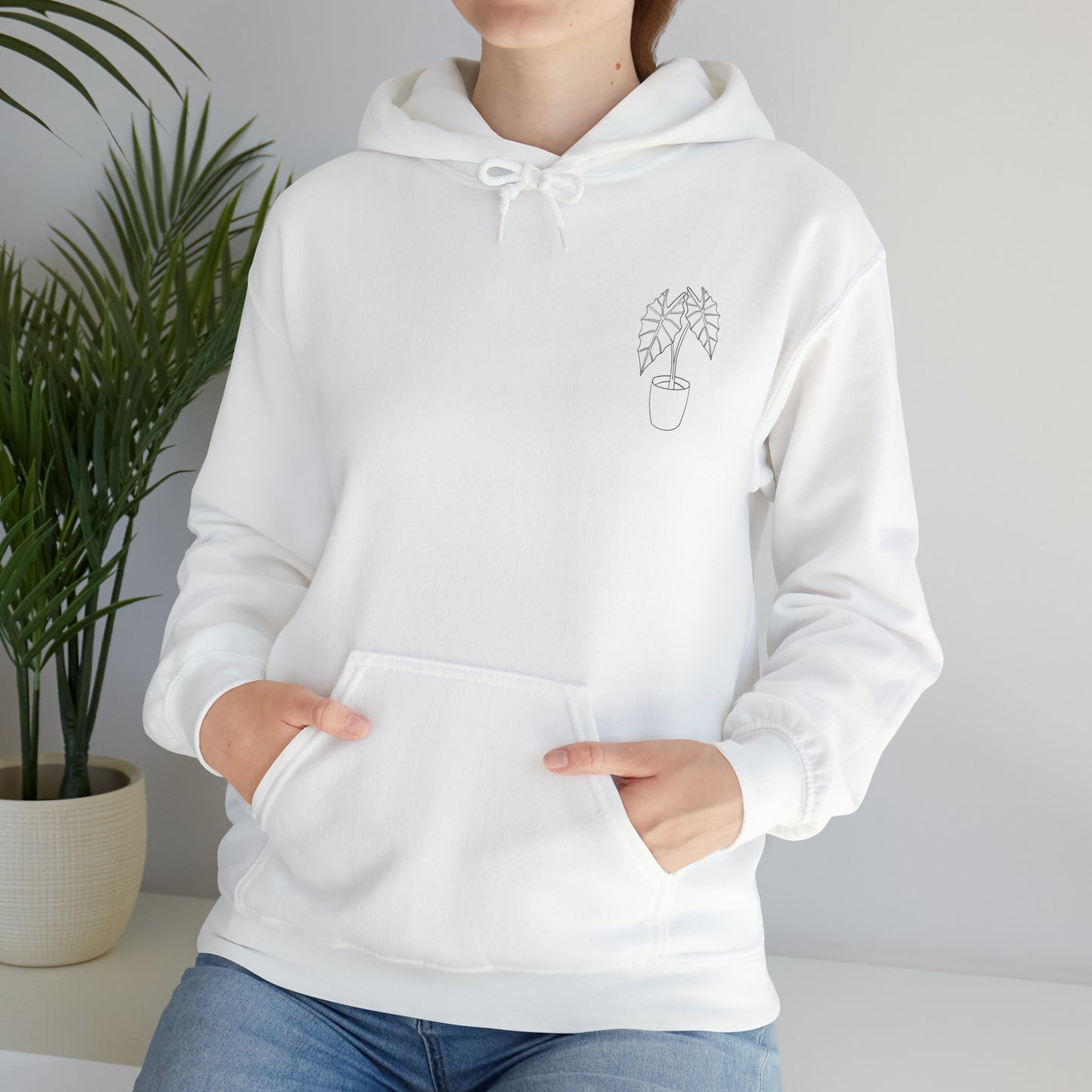 Alocasia Unisex Hooded Sweatshirt