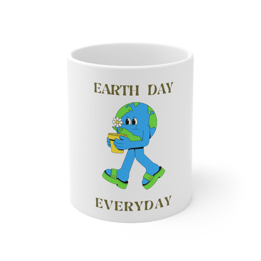 Earth Day Everyday Ceramic Mug