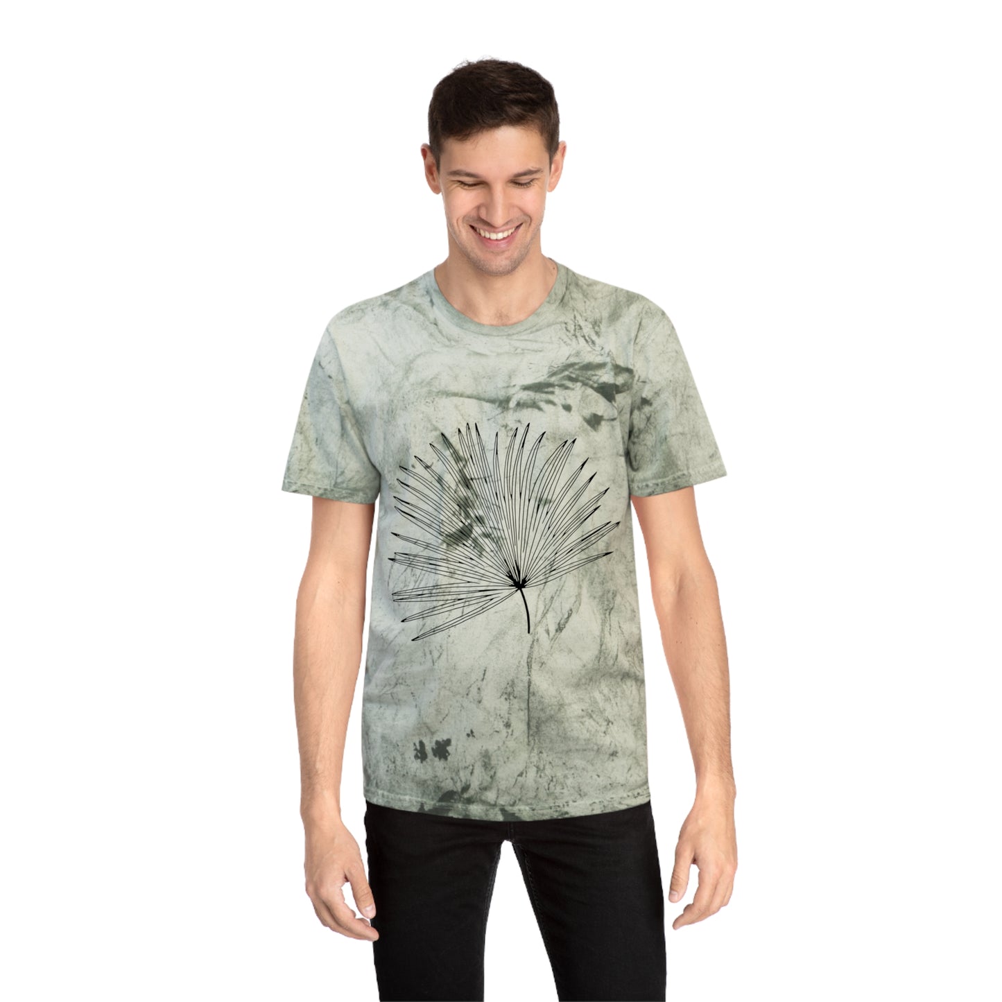 Palm Leaf Unisex Color Blast T-Shirt