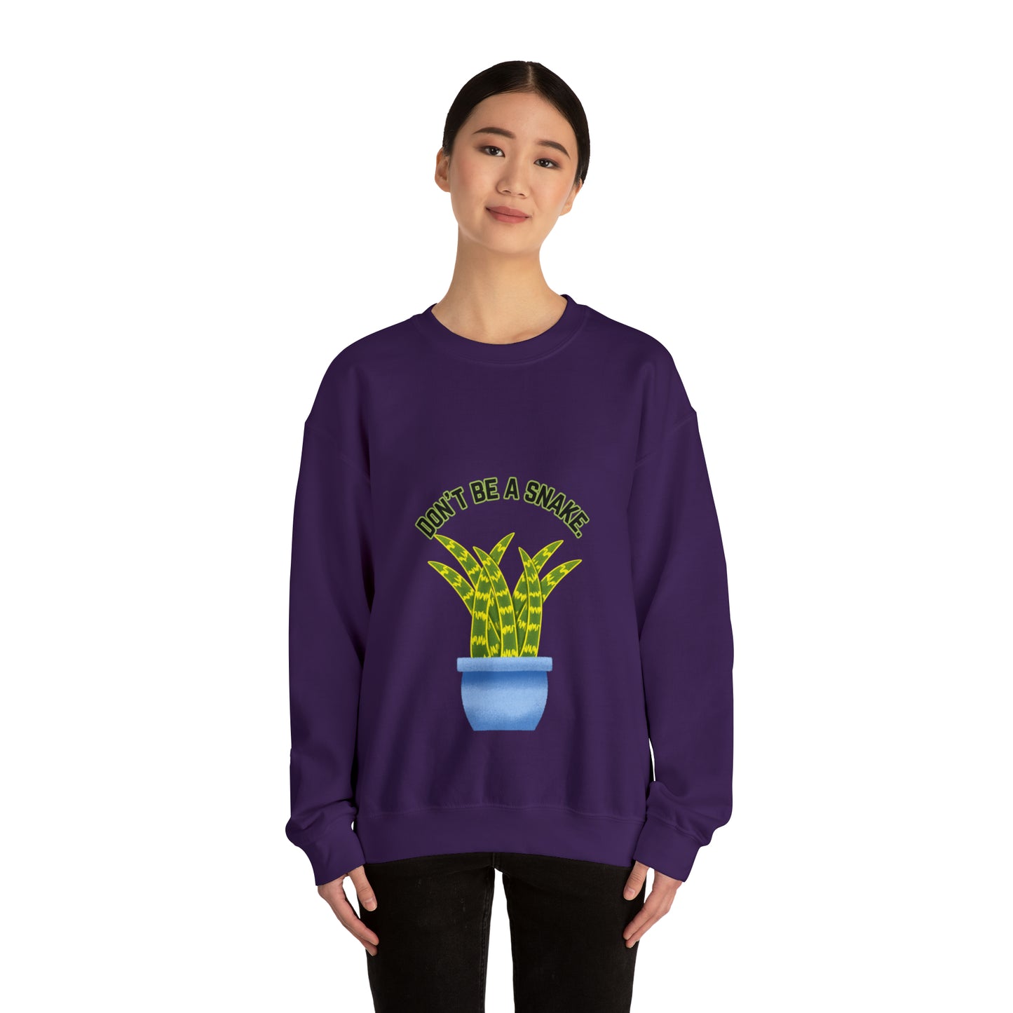 Don't Be A Snake Unisex Crewneck Sweatshirt