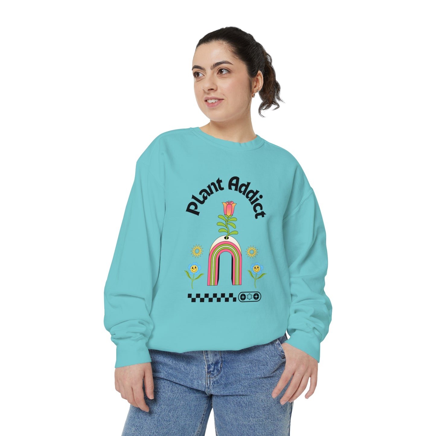 Plant Addict Unisex Garment-Dyed Sweatshirt