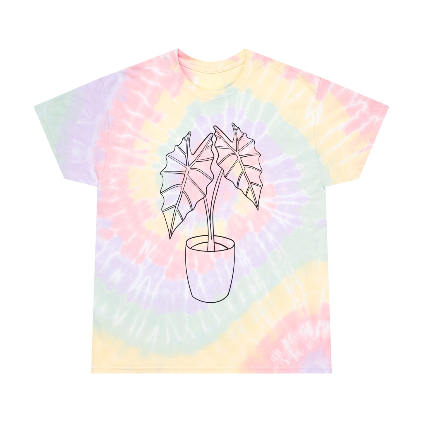 Alocasia Tie-Dye Tee, Spiral