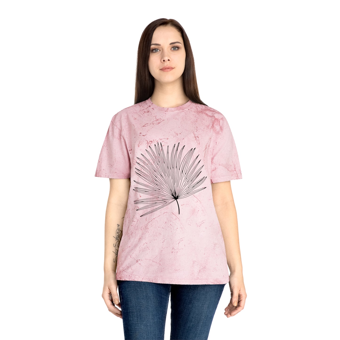 Palm Leaf Unisex Color Blast T-Shirt