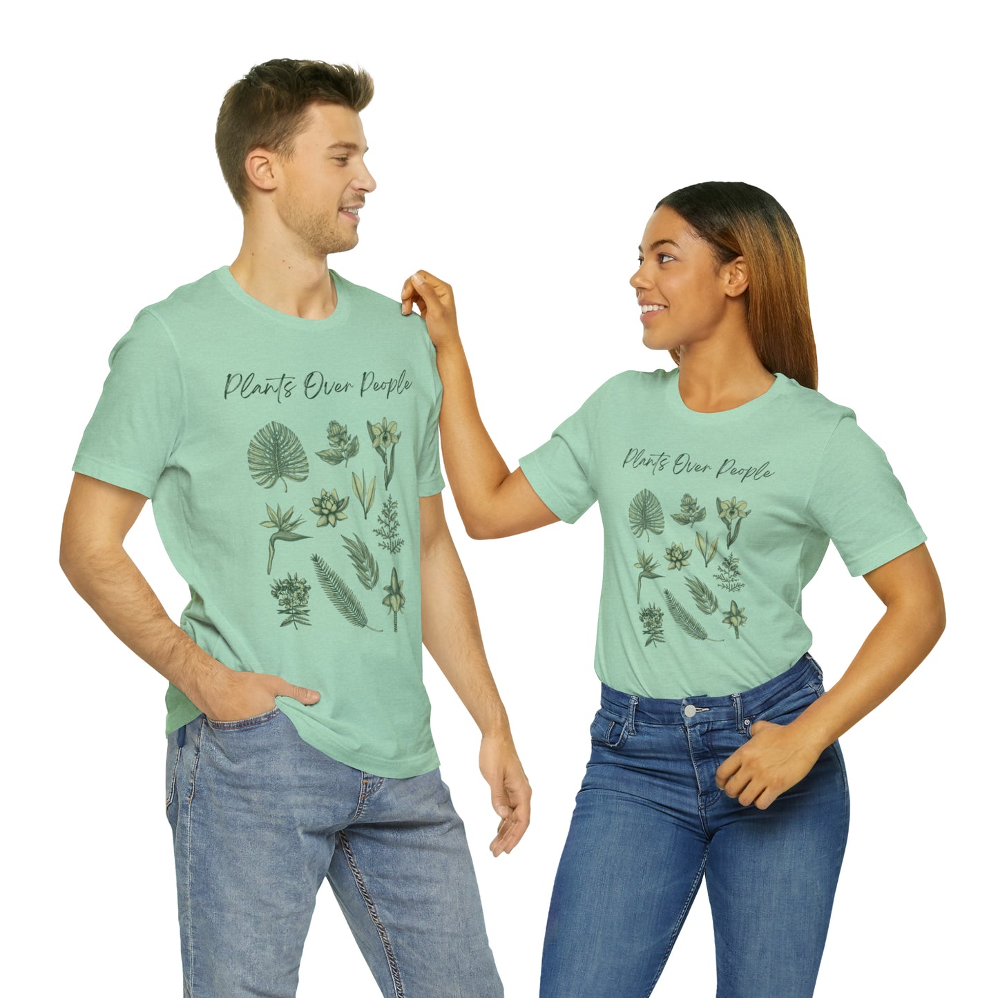 Plants Over People Unisex Jersey Short Sleeve Tee