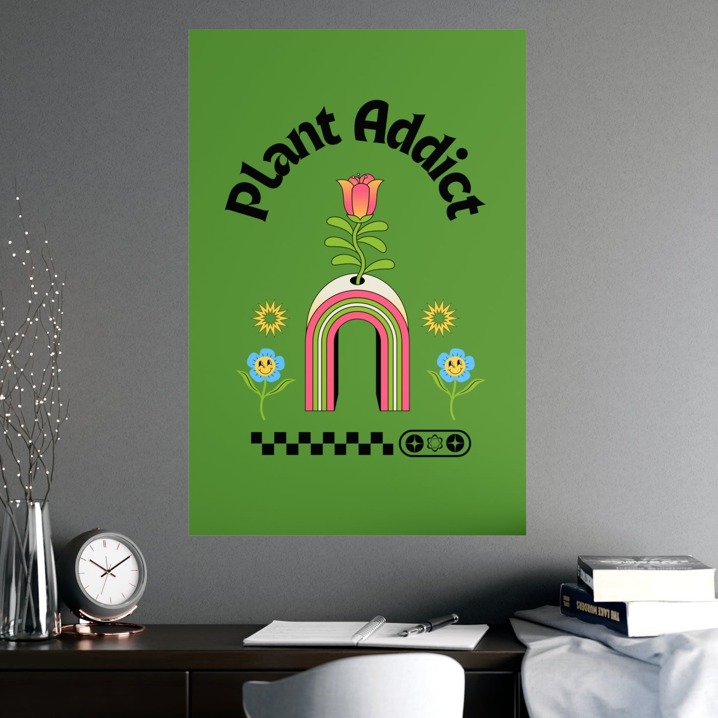 Plant Addict Vertical Matte Posters