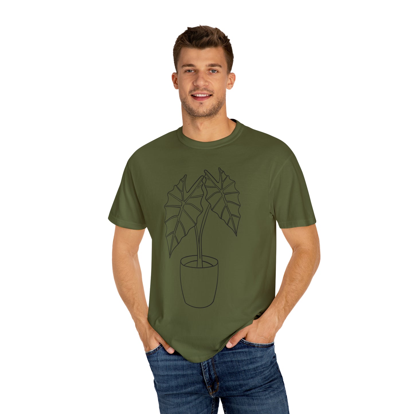 Alocasia Unisex Garment-Dyed T-shirt