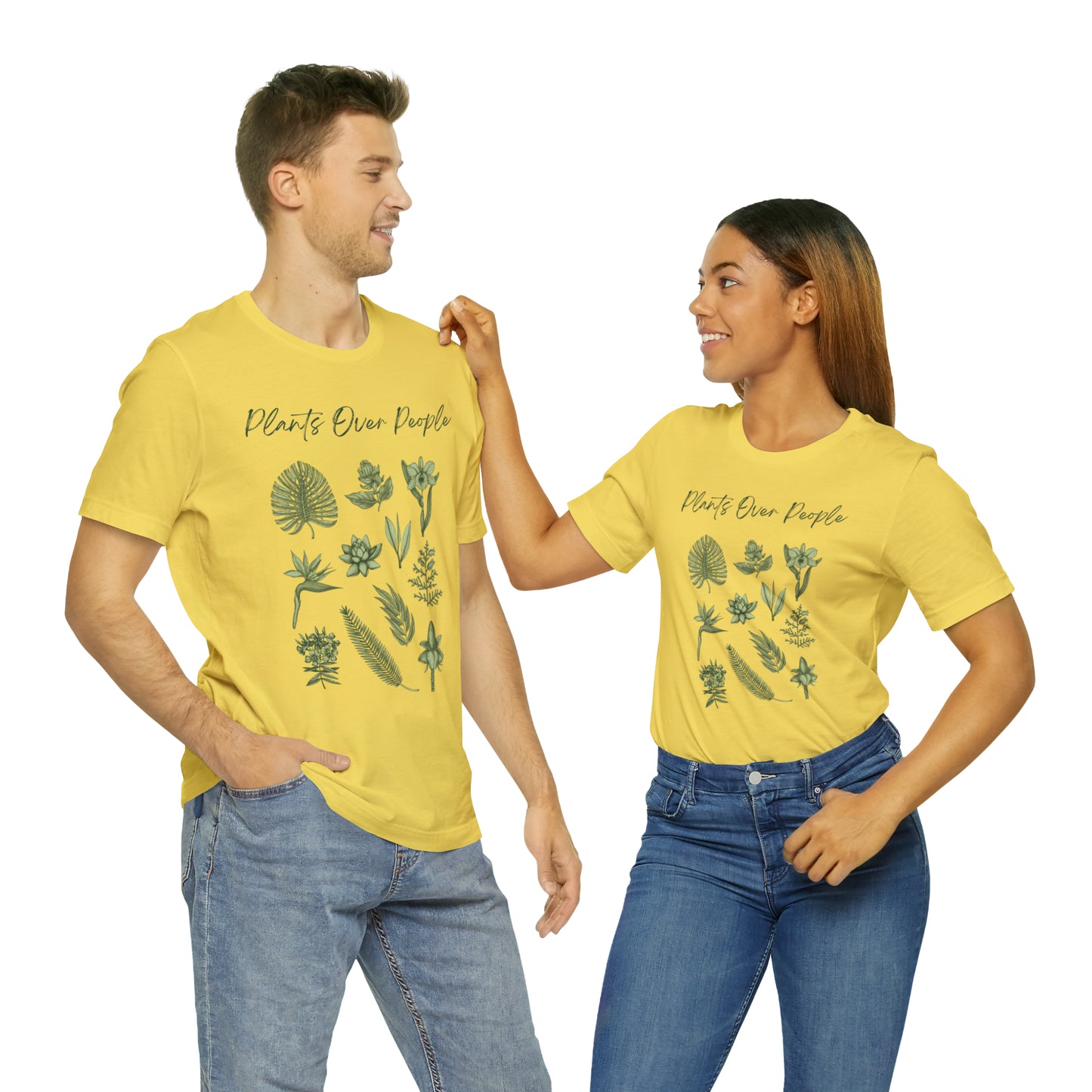 Plants Over People Unisex Jersey Short Sleeve Tee