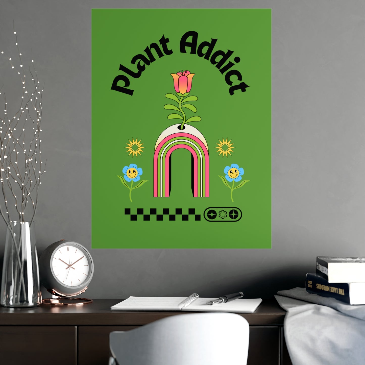 Plant Addict Vertical Matte Posters