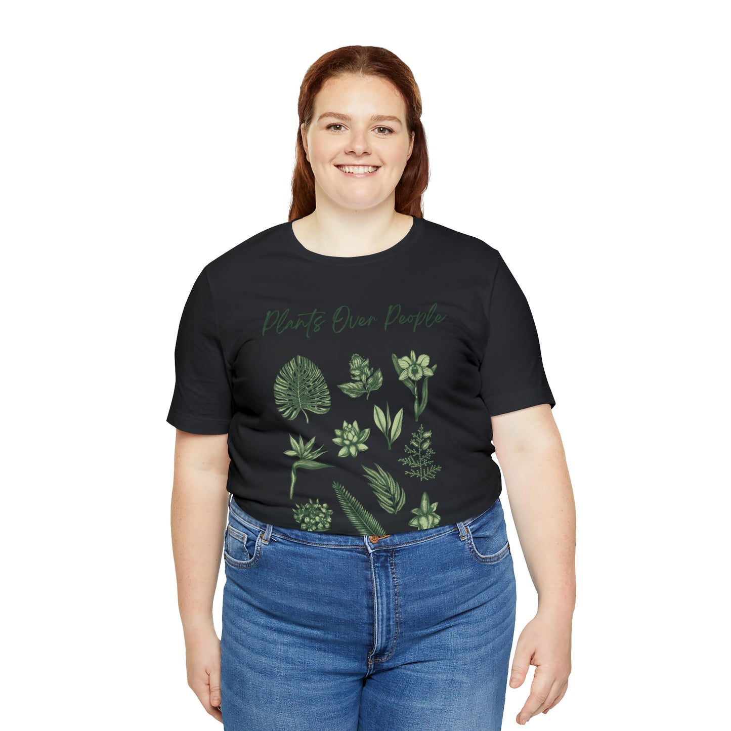 Plants Over People Unisex Jersey Short Sleeve Tee