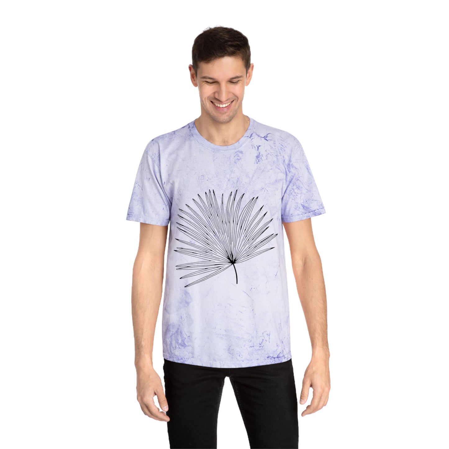 Palm Leaf Unisex Color Blast T-Shirt