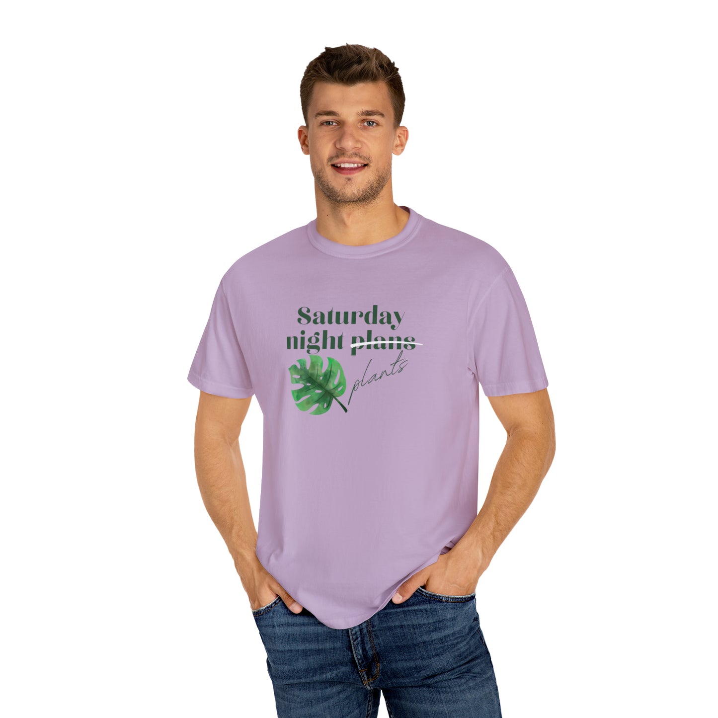 Saturday Night Plants Unisex Garment-Dyed T-shirt