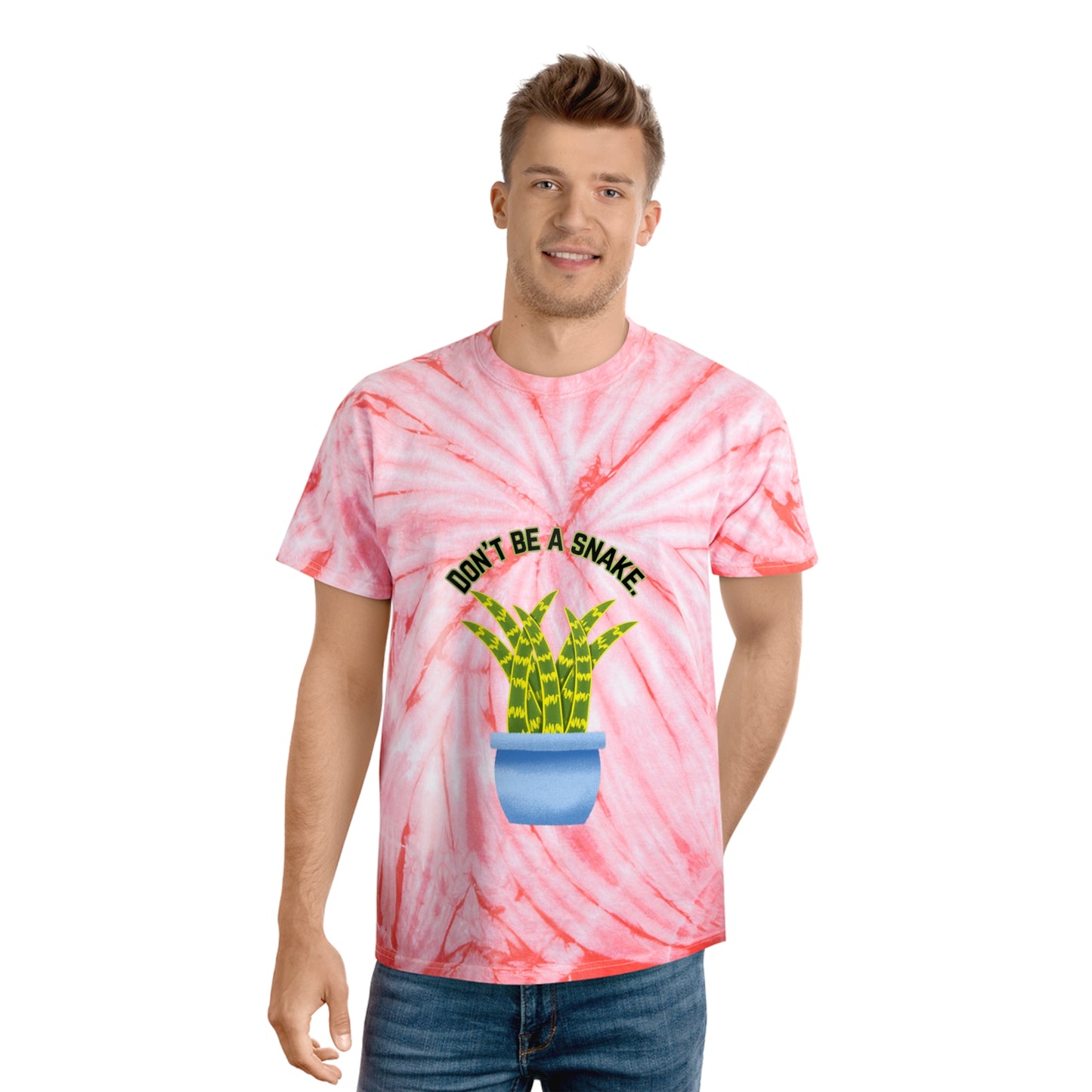 Don't Be A Snake Tie-Dye Tee, Cyclone