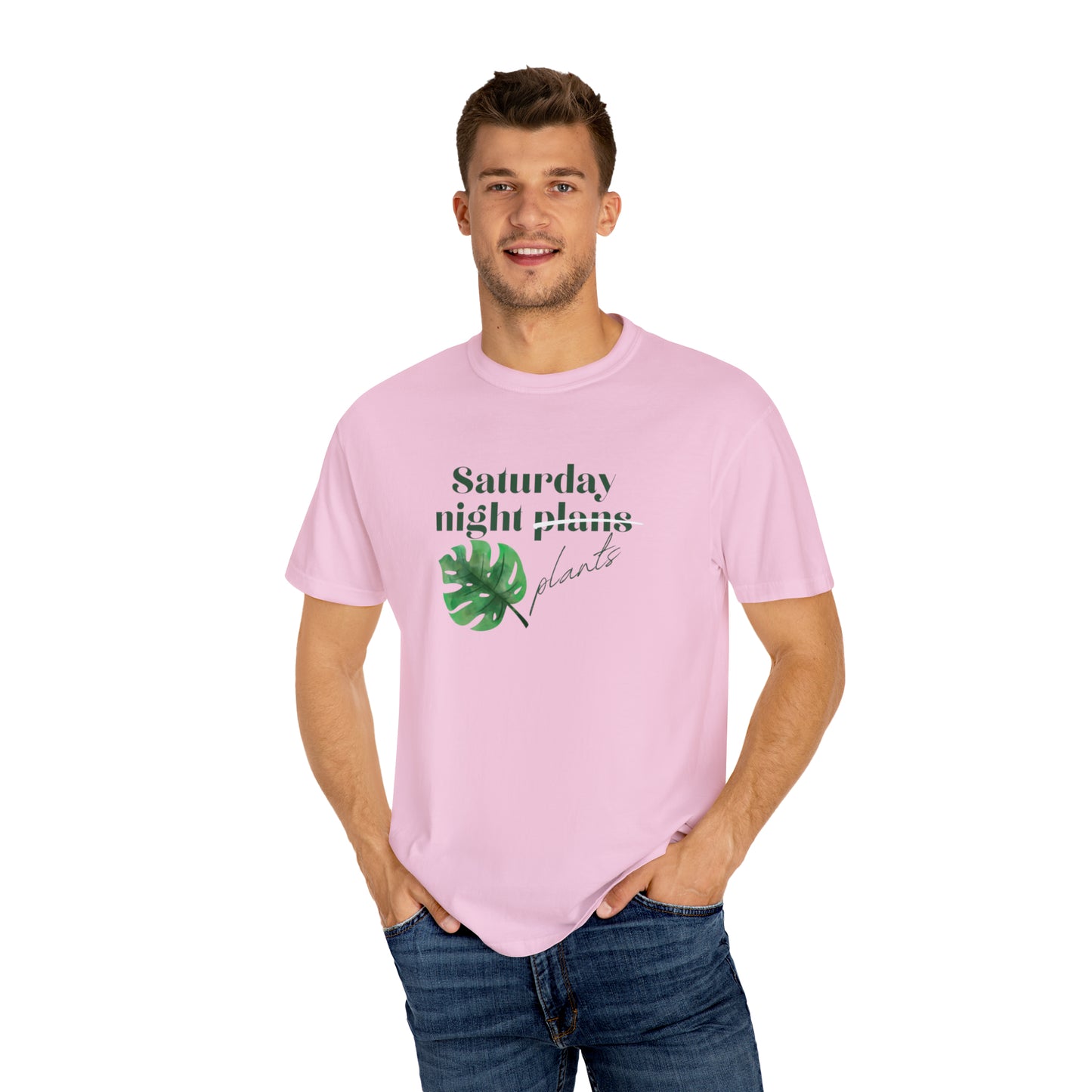 Saturday Night Plants Unisex Garment-Dyed T-shirt