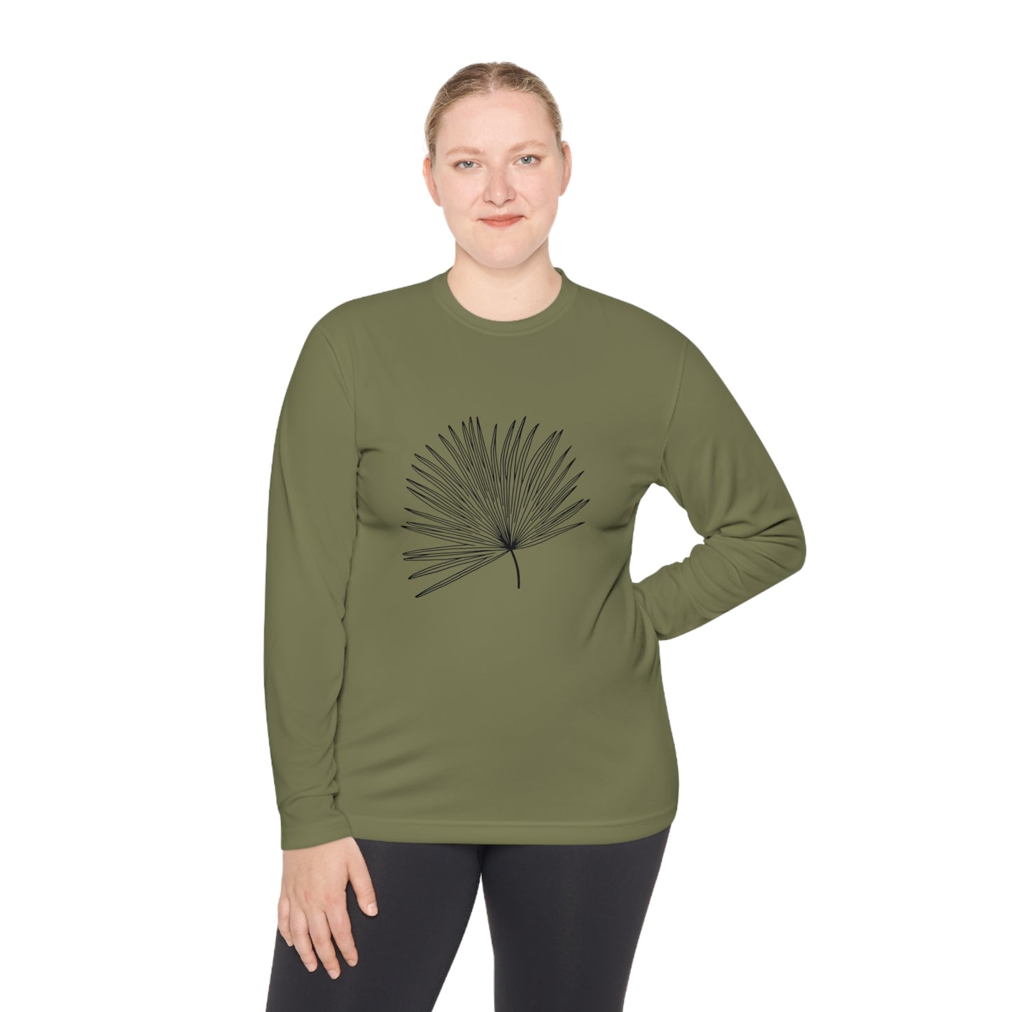 Palm Leaf Unisex Lightweight Long Sleeve