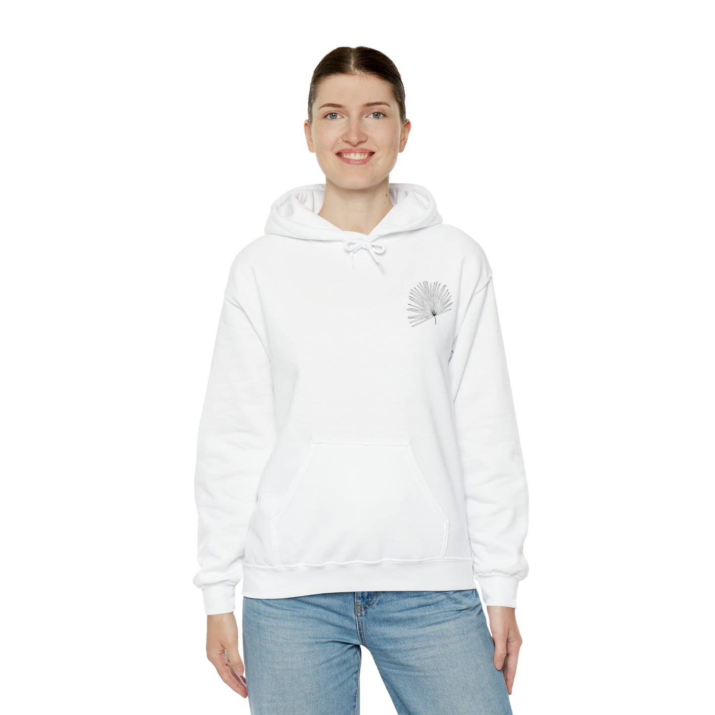 Palm Leaf Unisex Hooded Sweatshirt