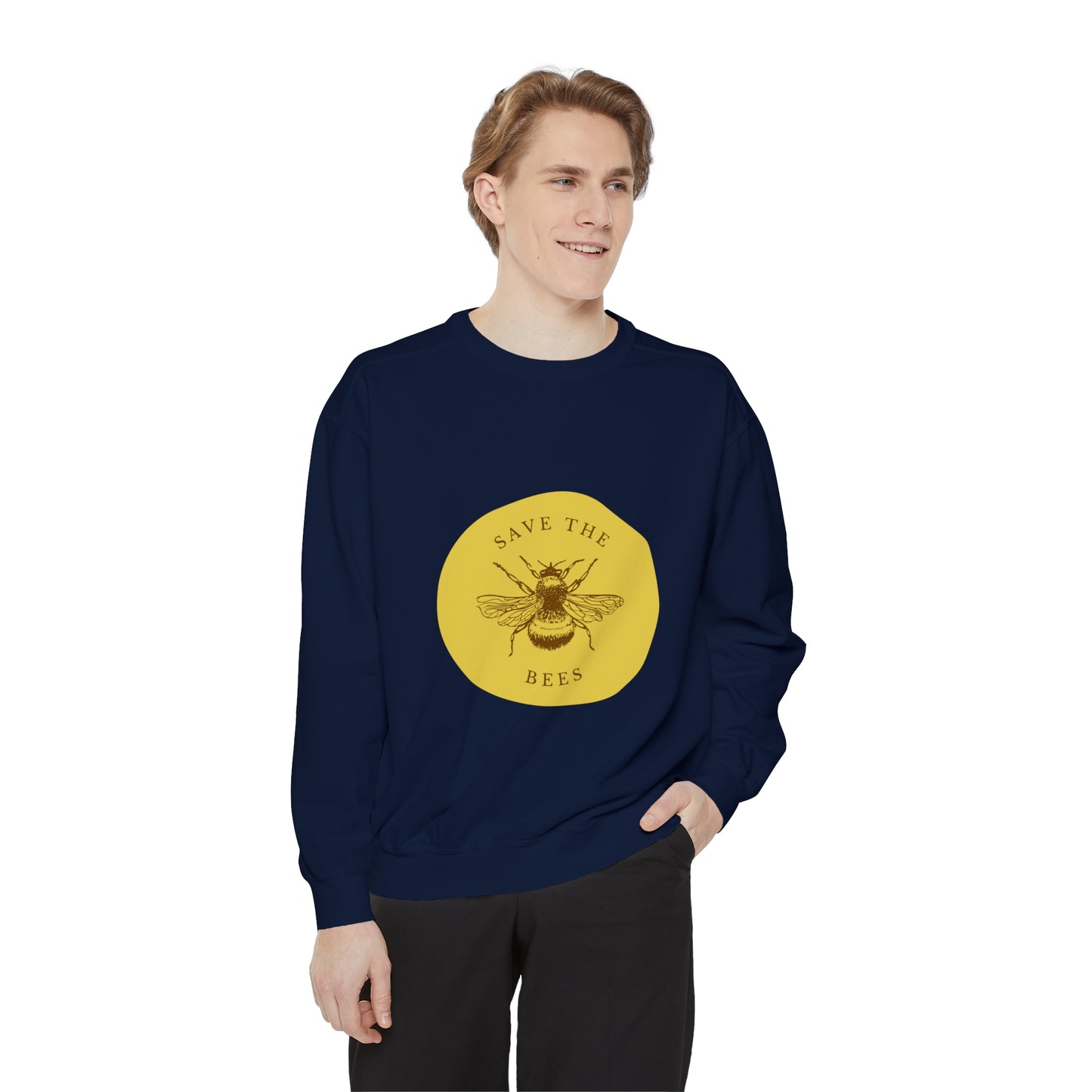 Save The Bees Unisex Garment-Dyed Sweatshirt