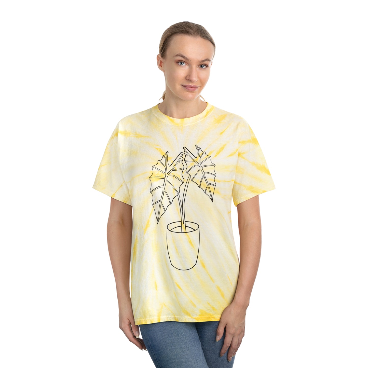 Alocasia Tie-Dye Tee, Cyclone