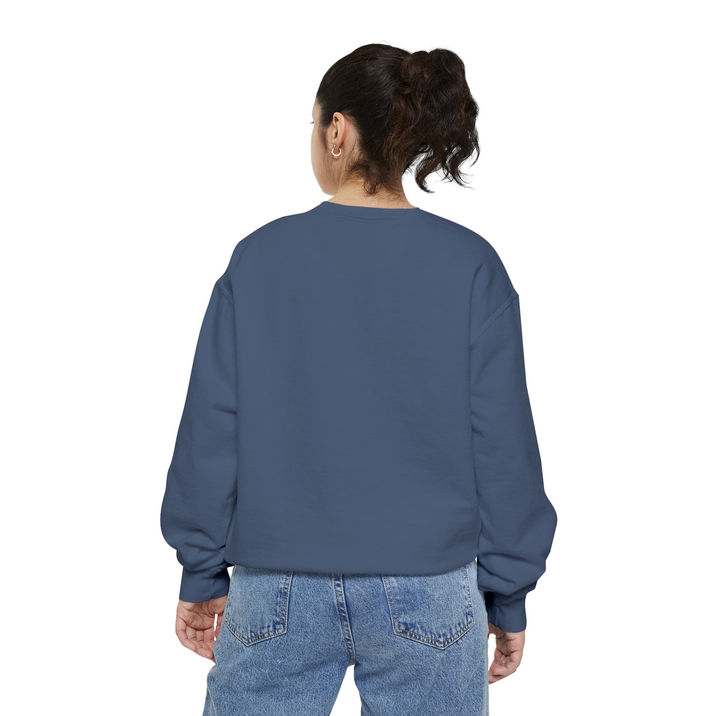 Palm Leaf Unisex Garment-Dyed Crewneck