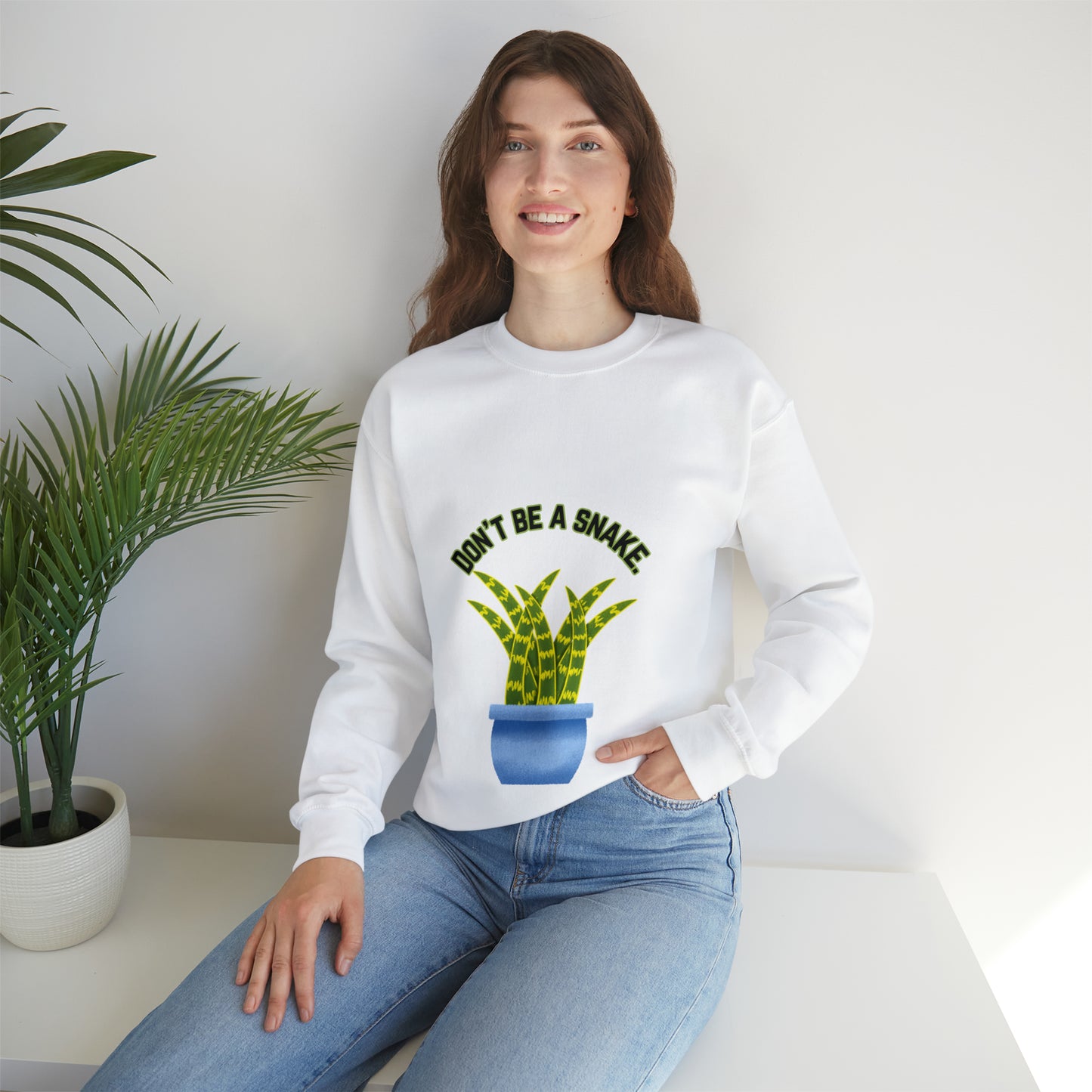 Don't Be A Snake Unisex Crewneck Sweatshirt