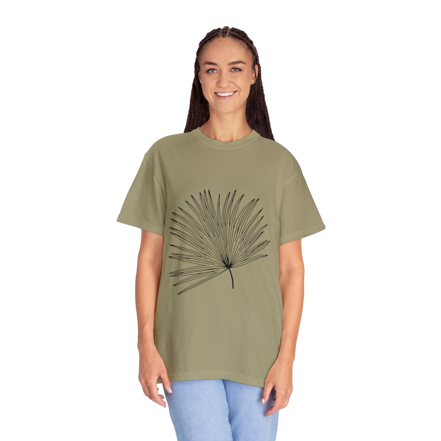 Palm Leaf Unisex Garment-Dyed T-shirt