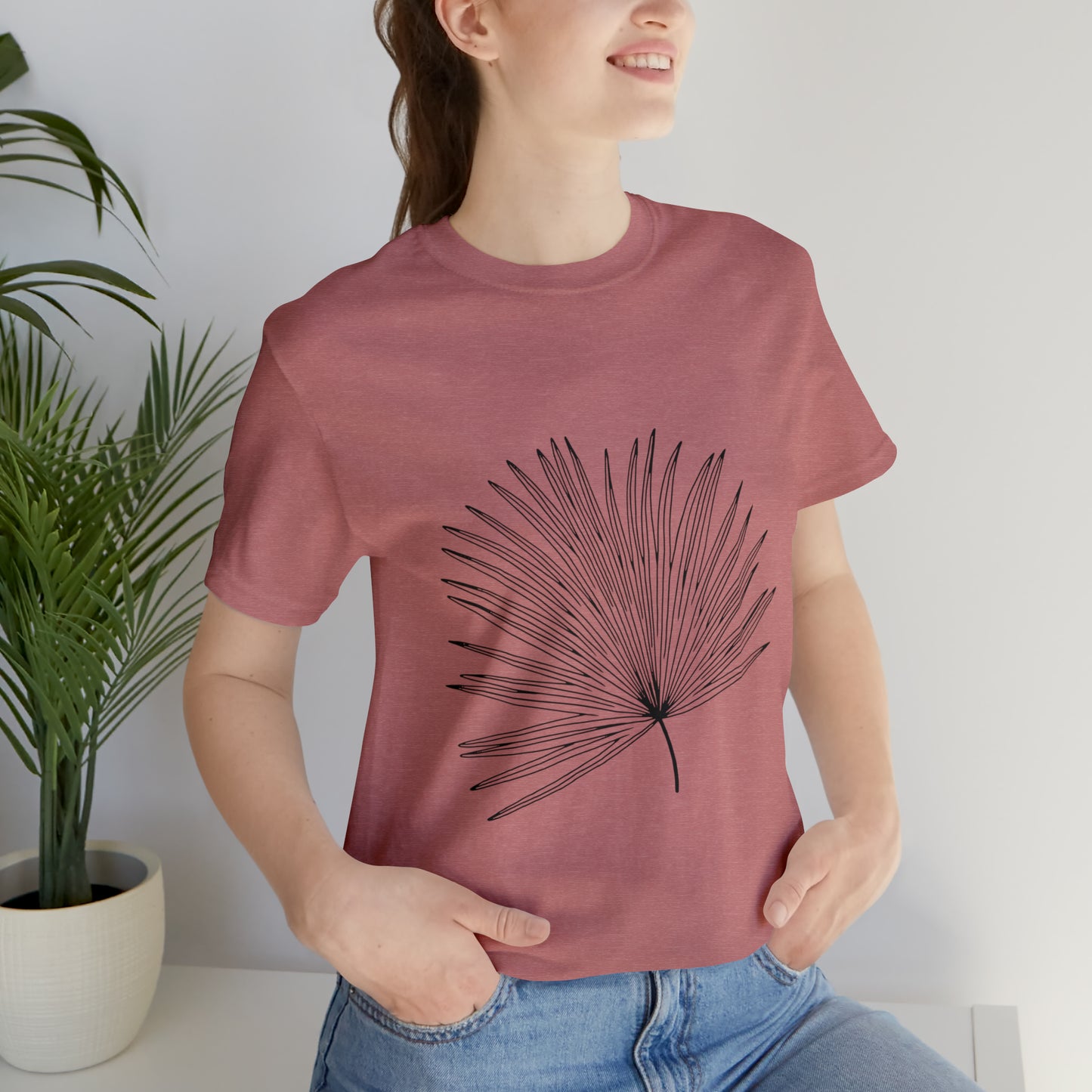 Palm Leaf Unisex Jersey Tee