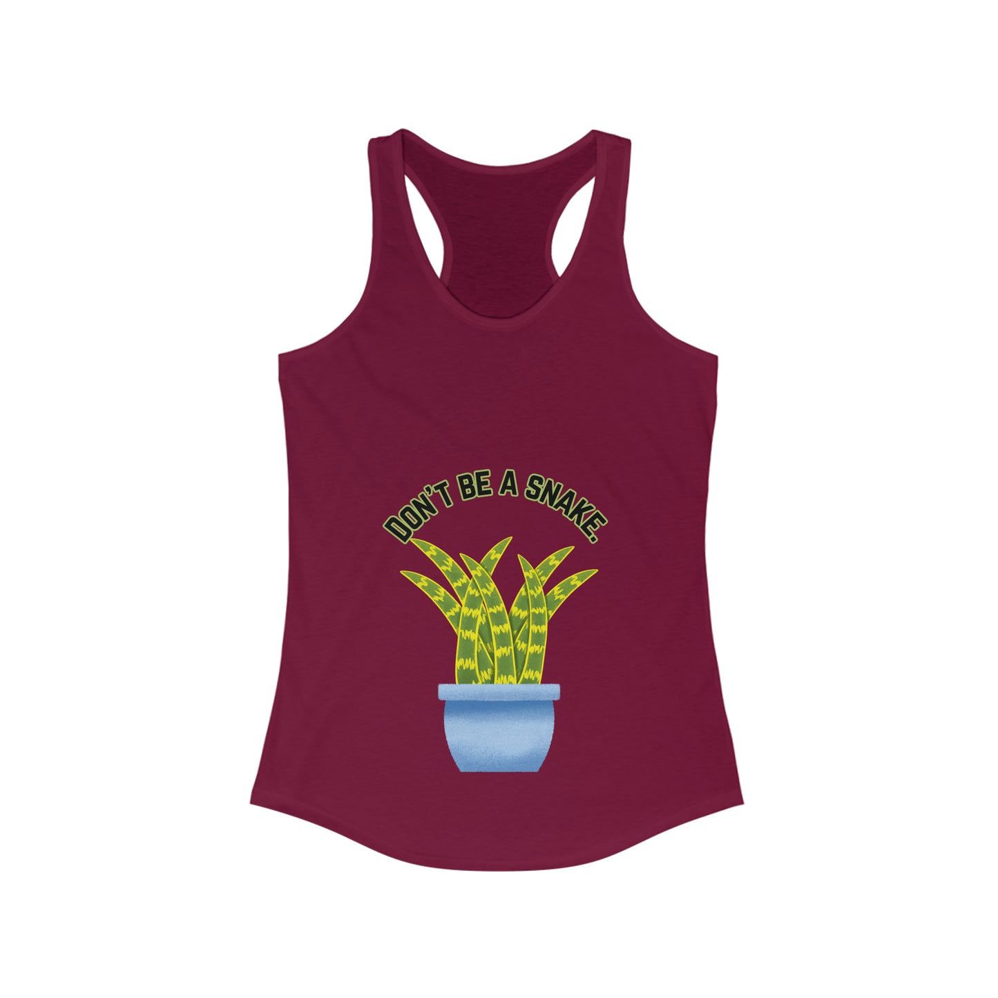 Don't Be A Snake Women's Racerback Tank